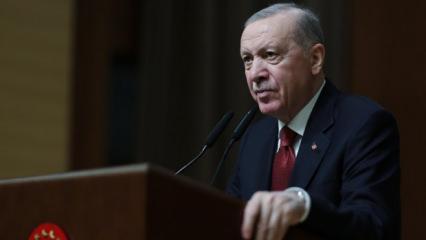 Başkan Erdoğan: Petrol i&ccedil;in yapılan m&uuml;cadele gelecekte su i&ccedil;in yapılacak