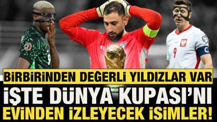 İşte D&uuml;nya Kupası'na katılamayacak yıldız futbolcular