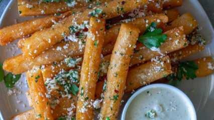 Bu patates tarifini deneyen bir daha vazge&ccedil;emiyor! Japon usul&uuml; uzun &ccedil;ıtır patates tarifi