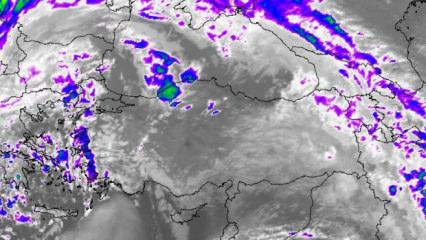 &Ccedil;ok kuvvetli sağanak ve fırtına geliyor... Meteoroloji saat verdi: 24 ile uyarı