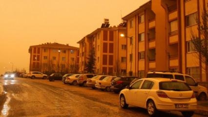 &Ccedil;&ouml;l tozu geliyor! Meteoroloji 31 ili sarı kodla uyardı: Resmen &ccedil;amur yağacak