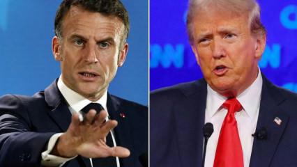 Trump Macron'u eşi &uuml;zerinden vurmuştu: Fransız liderden sert cevap!