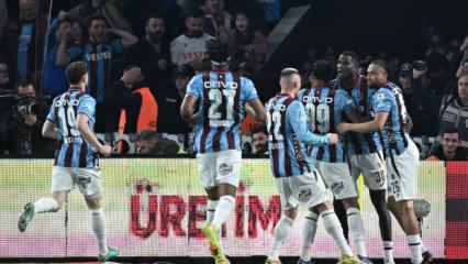 Dev ma&ccedil;ta kazanan Trabzonspor! Zirvede fark 1'e d&uuml;şt&uuml;