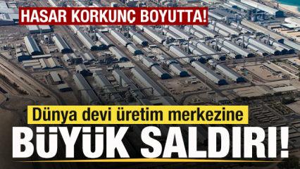 Dev &uuml;retim merkezine saldırı! B&uuml;y&uuml;k hasar oluştu