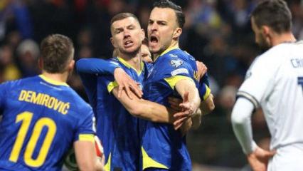 İtalyanlar sevinmişti! Bosna Hersek tarih yazarak D&uuml;nya Kupası vizesi aldı
