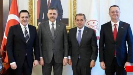 Dursun &Ouml;zbek'ten İ&ccedil;işleri Bakanı Mustafa &Ccedil;ift&ccedil;i'ye ziyaret