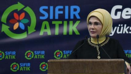 Emine Erdoğan&rsquo;ın mesajı saat 12.15&rsquo;te t&uuml;m kanallarda aynı saatte yayınlanacak!