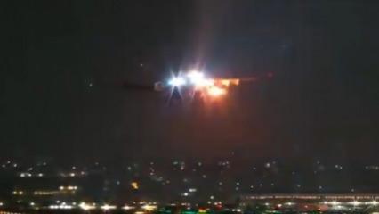 Havada can pazarı! Kalkış sırasında motor alev aldı