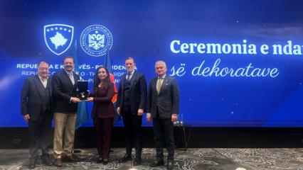 Hisarcıklıoğlu'na Kosova Cumhurbaşkanlığı madalyası