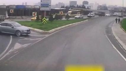 K&uuml;&ccedil;&uuml;k&ccedil;ekmece'de aracıyla ters şeritte ilerleyen s&uuml;r&uuml;c&uuml;ye 31 bin lira ceza