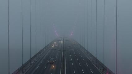 İstanbul'da yoğun sis