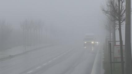 İstanbul&rsquo;da yoğun sis etkili oluyor