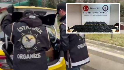 İstanbul'da ka&ccedil;ak silah operasyonu