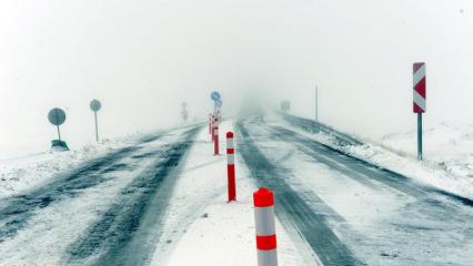 Kar ve tipi nedeniyle Ardahan-Şavşat kara yolu ağır tonajlı ara&ccedil;lara kapatıldı