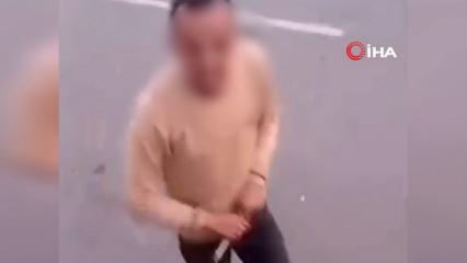 Kazaya sinirlenen tırcı meslektaşına demir sopayla saldırdı