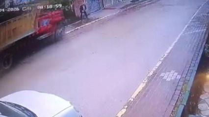 Kocaeli'de korkun&ccedil; olay! Freni patlayan kamyon yaşlı adamı ezdi ge&ccedil;ti