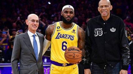 NBA'de LeBron James şov!  Kareem Abdul-Jabbar&rsquo;ı yakaladı