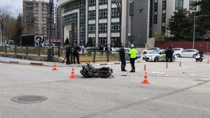 Otomobil ile motosiklet &ccedil;arpıştı: 2 ağır yaralı