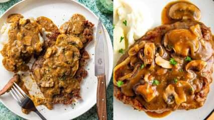 Şeflerden ilham alan kremalı mantar sosu tarifi! Sofranızı ş&ouml;lene &ccedil;evirin