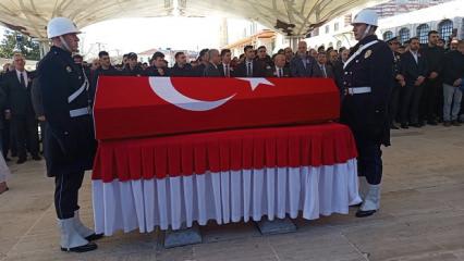 Şehit polis memuru Mustafa Aydın son yolculuğuna uğurlandı
