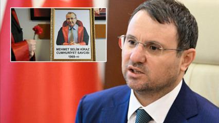 Şehit Savcı Mehmet Selim Kiraz'ı anma t&ouml;reni: Bakan G&uuml;rlek'ten &ouml;nemli a&ccedil;ıklamalar!