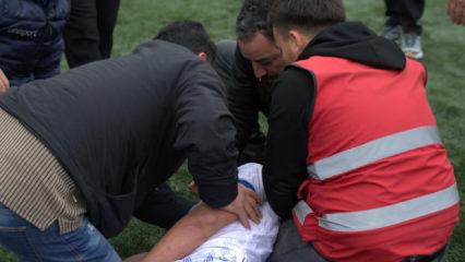 Son karar TFF'nin! 16 yaşındaki futbolcu sahada yere yığıldı, final ma&ccedil;ı yarıda kaldı