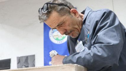 Taşla yapamadığı bir şey yok! 43 yıllık usta tarihe imza atıyor