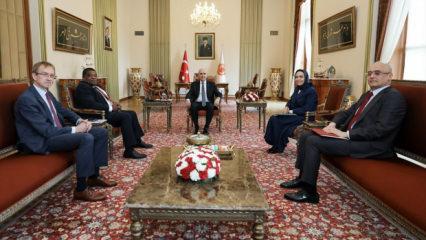 TBMM Başkanı Kurtulmuş PAB Genel Sekreteri Chungong ile bir araya geldi