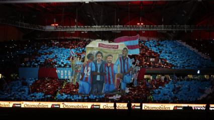 Trabzonspor'dan Galatasaray'a g&ouml;ndermeli koreografi!