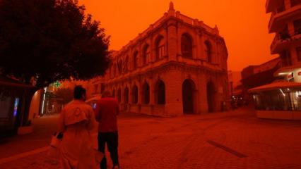 Girit Adası kırmızıya b&uuml;r&uuml;nd&uuml;