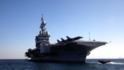 Yunan basını duyurdu: "Charles de Gaulle" Suda &Uuml;ss&uuml;'nde! 