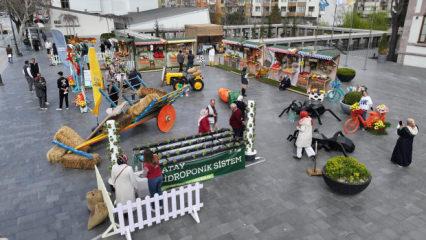 Konya B&uuml;y&uuml;kşehir&rsquo;in Tarım Haftasına &ouml;zel hazırladığı stantlar ilgi g&ouml;r&uuml;yor