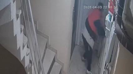 Esenyurt&rsquo;ta şaşkına &ccedil;eviren hırsız: Kapıyı a&ccedil;amayınca iğren&ccedil;lik yaptı