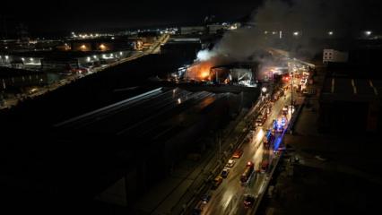 Ankara'da fabrikada yangın