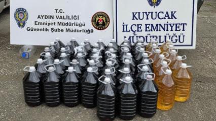 Aydın'da sahte i&ccedil;ki operasyonu: 3 g&ouml;zaltı