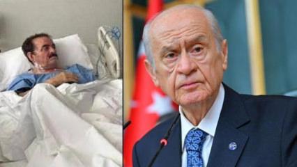 Bah&ccedil;eli'den İbrahim Tatlıses'e "ge&ccedil;miş olsun" telefonu