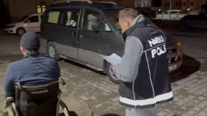 Bedensel engelli, 12 kilo uyuşturucuyla yakalandı