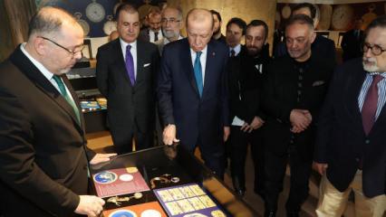 Cumhurbaşkanı Erdoğan, 'Muhteşem Cep Saatleri Koleksiyonu' sergisini ziyaret etti