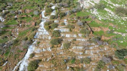 Dağlar arasında saklı cennet: Emrud travertenleri