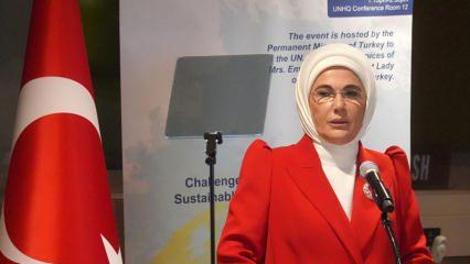 Emine Erdoğan, T&uuml;rk Polis Teşkilatının 181. kuruluş yıl d&ouml;n&uuml;m&uuml;n&uuml; kutladı