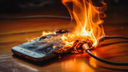 Telefonunuz alev alabilir: Yanmaması i&ccedil;in hemen bunu yapın!