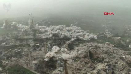 İsrail ordusu, L&uuml;bnan'da Hizbullah'a ait bina ve altyapıları imha ettiğini a&ccedil;ıkladı