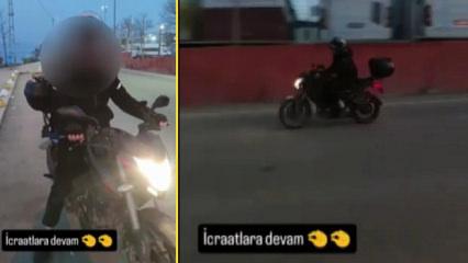 'İstanbul'a geliyorum icraatlara devam' diye video paylaşan motosiklet hırsızı tutuklandı