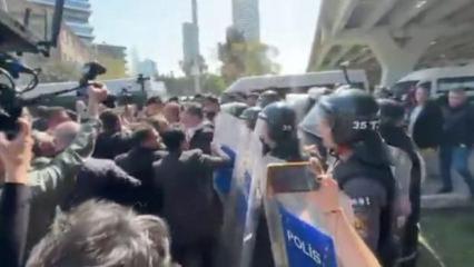 İzmir&rsquo;de tahliye provokasyonu: CHP&rsquo;lilerden polise saldırı ve k&uuml;f&uuml;r
