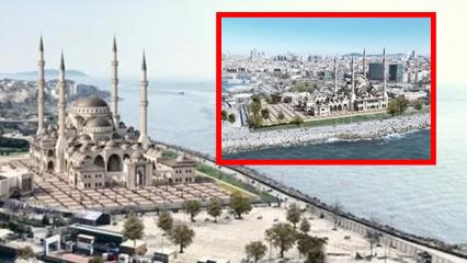 Kadık&ouml;y sahiline inşa edilecek caminin fotoğrafları ortaya &ccedil;ıktı