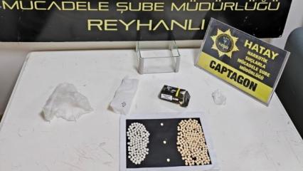 Reyhanlı&rsquo;da narkotik operasyonu: İkametten y&uuml;zlerce zehirli hap &ccedil;ıktı!