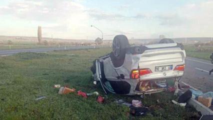 Kırklareli'de iki otomobil &ccedil;arpıştı: &Ouml;l&uuml; ve yaralılar var