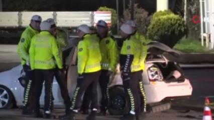 Kontrolden &ccedil;ıkan ara&ccedil;, tırdan inen şof&ouml;re &ccedil;arptı: 1 &ouml;l&uuml;