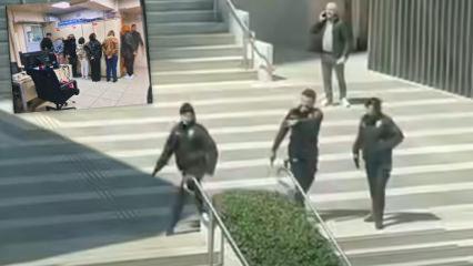 Levent'teki &ccedil;atışmada polisle alay edenlere servis&ccedil;ilerden insanlık dersi