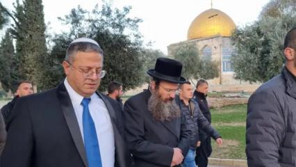 Mescid-i Aksa baskınına &Uuml;rd&uuml;n&rsquo;den sert tepki!